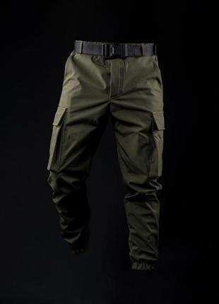 Чоловічі утеплені штани bayraktar колір хакі р.2xl 445059