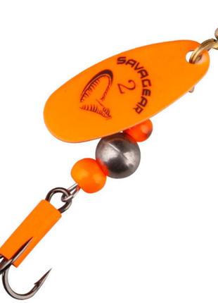 Блешня savage gear caviar spinner #3 9.5g 06-fluo orange