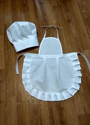 Новий дитячий костюм кухаря 3-6 або 0-2 роки