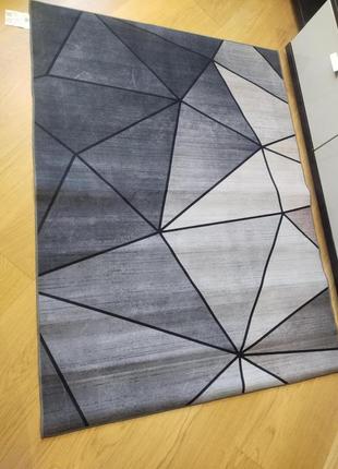 Приліжковий килимок безворсовий, килимок для підлоги 120х160 см
