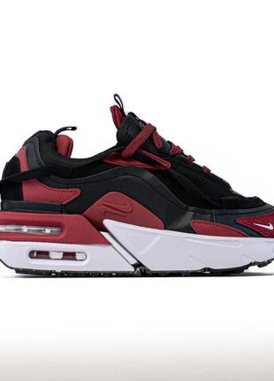 Женские кроссовки nike air max furyosa burgundy black