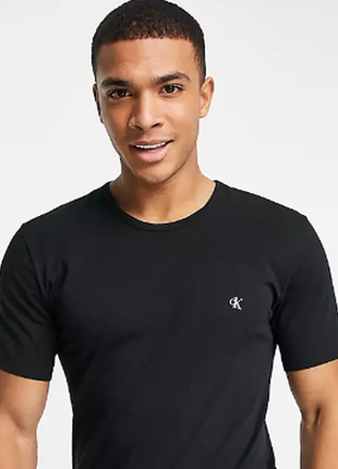 Футболка calvin klein ck one  logo crew neck lounge t-shirts