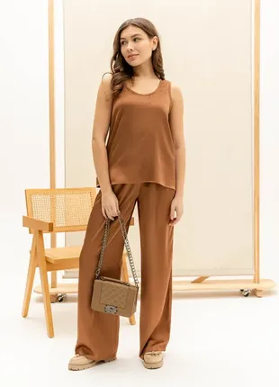 Оверсайз майка шелковая майка из шелка прямого кроя