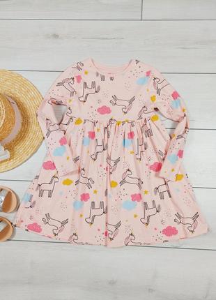 Платье f&f единорожки зр.122см