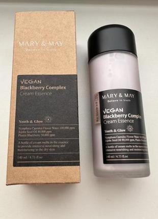 Крем-есенція mary & may vegan blackberry complex cream essence