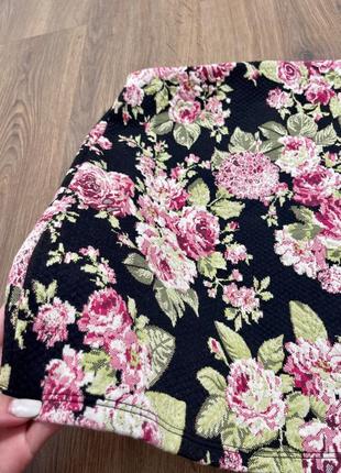 Новая юбка george в цветы по фигуре размер l -xl