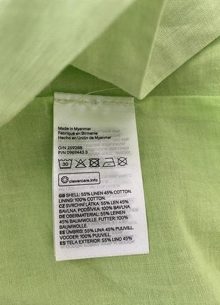 Лляний сарафан h&m сукня з льону на бретелях