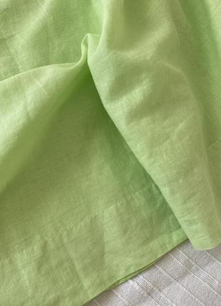 Лляний сарафан h&m сукня з льону на бретелях