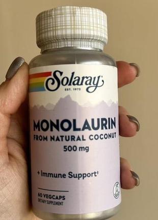 Монолаурін, 500 мг, сша, 60 капсул3 фото
