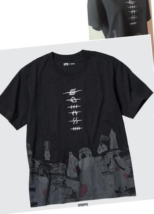 Naruto uniqlo t-shirt black ut archive manga - japan
футболка