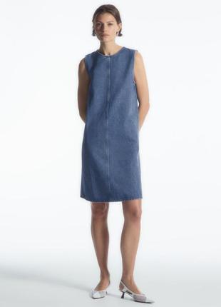 Джинсова сукня міні без рукавів cos 1227717001
