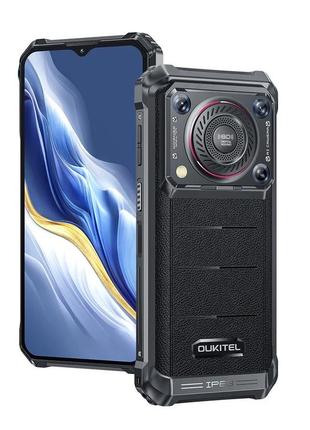 Захищений смартфон oukitel wp36 8/128gb колір чорний nfc акумулятор 10600 маг