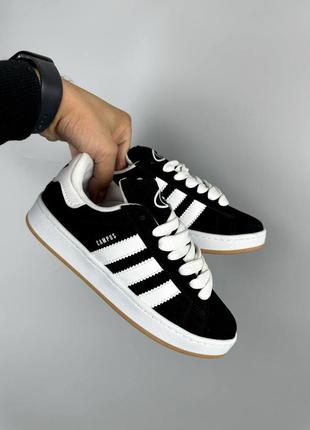 Кросівки adidas campus black white