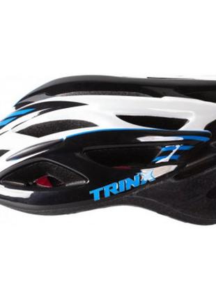Шлем trinx tt03 59-60 см black-white-blue (tt03.black-white-blue)
