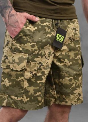 Тактичні шорти чоловічі армійські, військові шорти піксель
