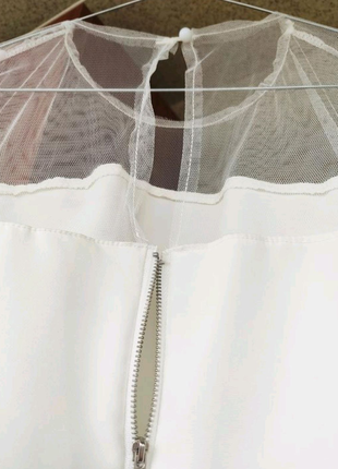 Блуза нарядная. белая5 фото