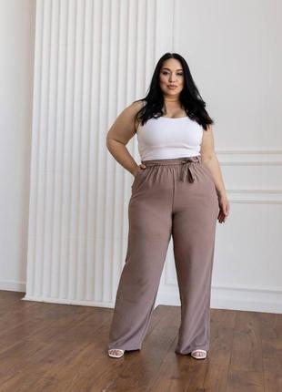 Брюки палаццо рр 50-70 кольори