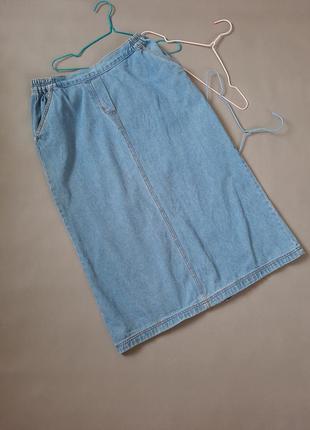 Базовая джинсовая юбка №250