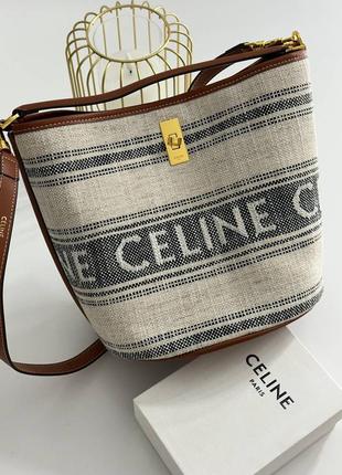 Идеальная сумка celine на лето premium в комплекте кошелек