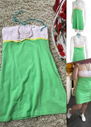 Актуальное хлопковое платье/сарафан от lacoste,p.40-42
