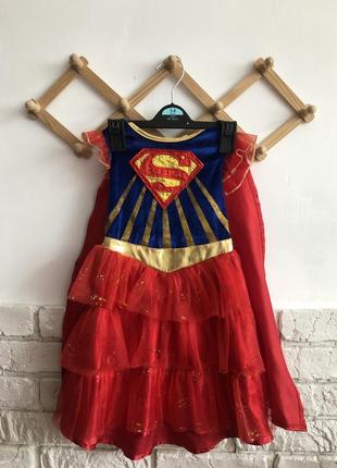 Платье костюм супер девочка super girl ⚡️💥