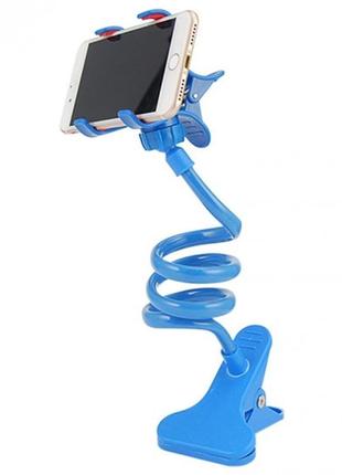 Подставка для телефона с вращающейся 360 синий