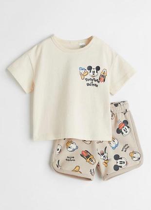 Костюм для девочки нм, шорты, футболка