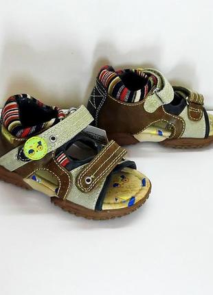 Босоніжки сандалі для хлопчика b&amp;g little deer