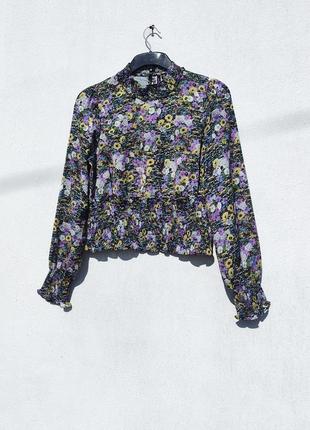Красивая цветочная блуза vero moda
