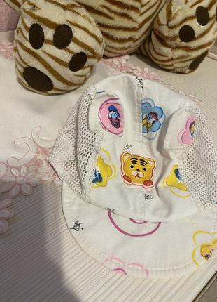 Детская кепка с хвостиком на девочку