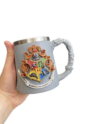 Чашка 3d pyramid international harry potter - hogwarts school 350 мл