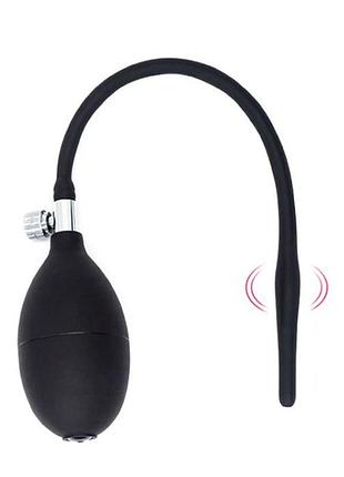 Надувная силиконовая заглушка для пениса, расширители, уретральный звук, мужской...