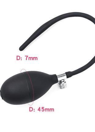 Надувная силиконовая заглушка для пениса, расширители, уретральный звук, мужской...