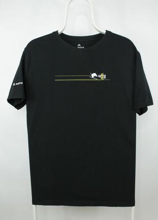 Крутая треккинговая футболка radys giant x tour slim fit black stretch t-shirt