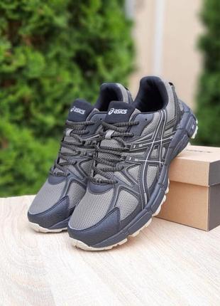 Кроссовки asics gel kahana 8 серые с черным