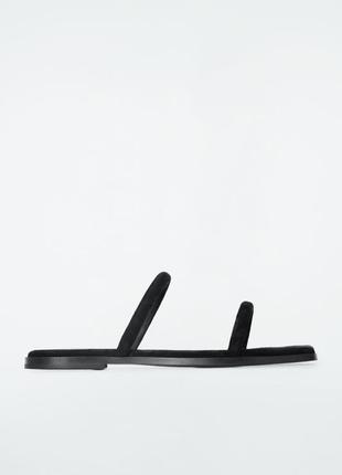 Замшевые сандалии в минималистическом стиле cos 1216097001