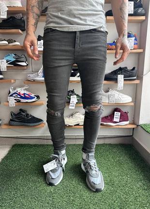 Мужские узкие джинсы new look &lt;unk&gt; цена 590 грн