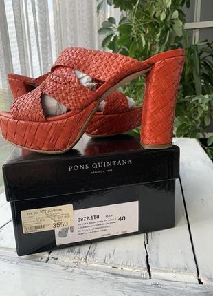 Босоніжки шльопанці pons quintana іспанія шкіра
