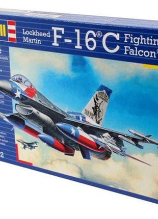 Збірна модель revell винищувач f-16c fighting falcon рівень 4 масштаб 1:144 (rvl-03992)