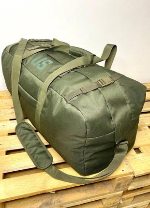 Сумка us 130л большая армейская баул военный. хаки