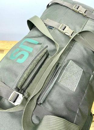 Сумка us 130л большая армейская баул военный. хаки