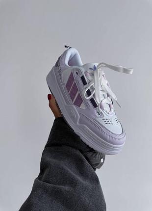 Стильні кросівки adidas 2000 white/purple