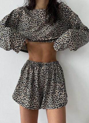 Леопардовая пижама