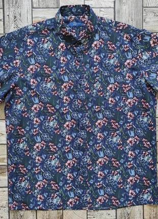 Мужская гавайская рубашка cotton traders floral print гавайка
