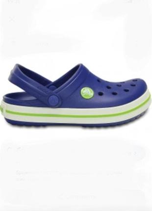 Сабо шльопанці бренду crocs crosband kids croslite uk c 6-7 eur  23-24