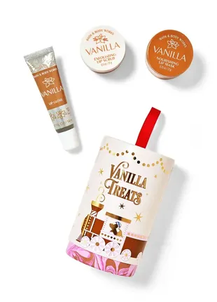 Подарочный набор косметики для губ bath & body works vanilla