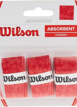Намотка wilson advantage overgrip red 3pack