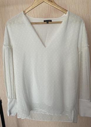 Блузка белая