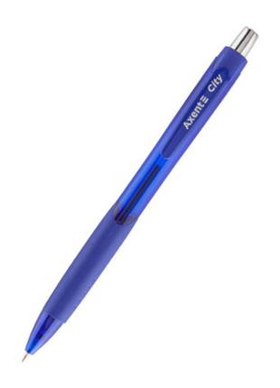 Ручка шариковая axent city автоматическая синяя 0.5 мм (ab1082-02-a)