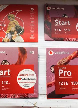 Стартовые пакеты водафон, сим карты vodafone, симки